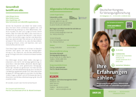 Veranstaltungsflyer DKVF: Informationen zum Programm